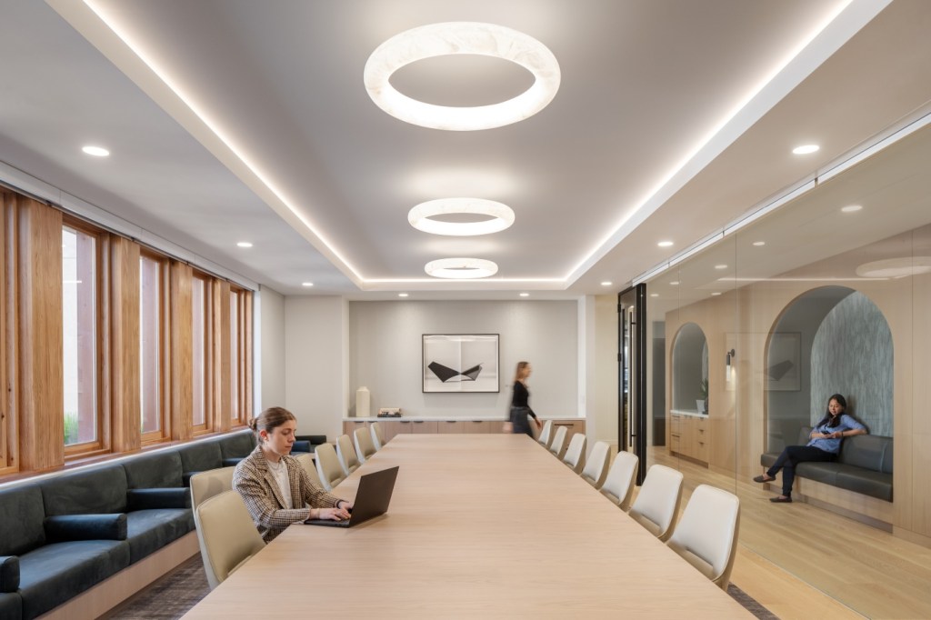 interior of private equity firm at Menlo Park