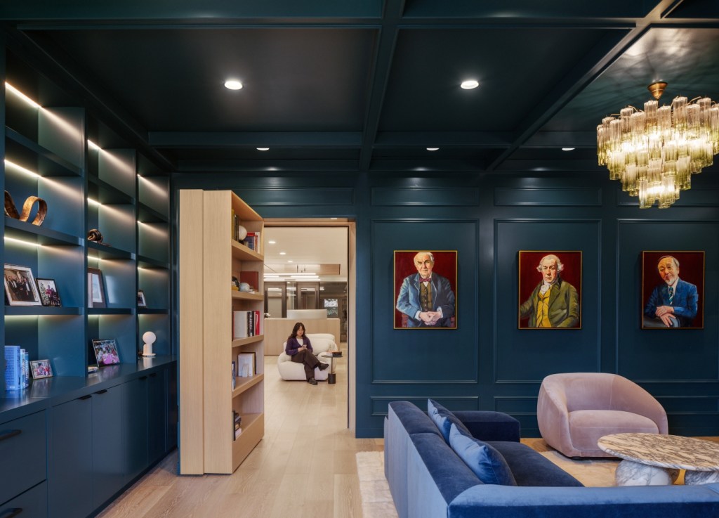 interior of private equity firm at Menlo Park
