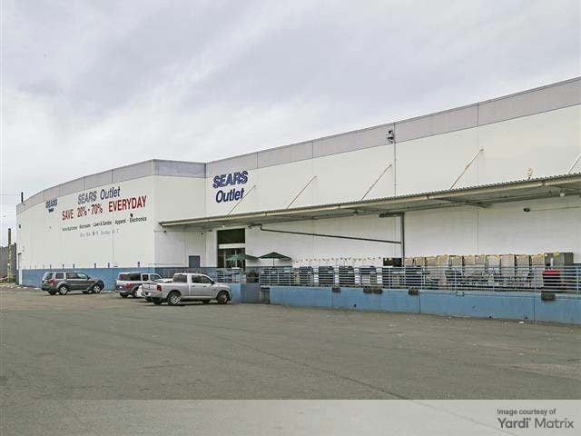 Exterior shot of 500 West End Ave., a 374,339-square-foot industrial facility in Santa Ana, Calif.