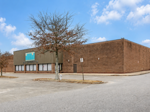 Exterior shot of the industrial facility at 6031 Nine Mile Road in Richmond, Va.