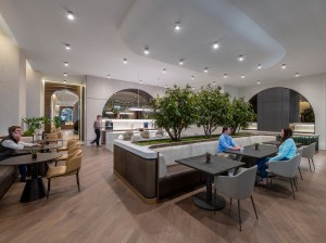 This Dallas CBRE office is a showcase of how flexible arrangements can accommodate the needs of today’s workforce. Image courtesy of Ware Malcomb via CBRE