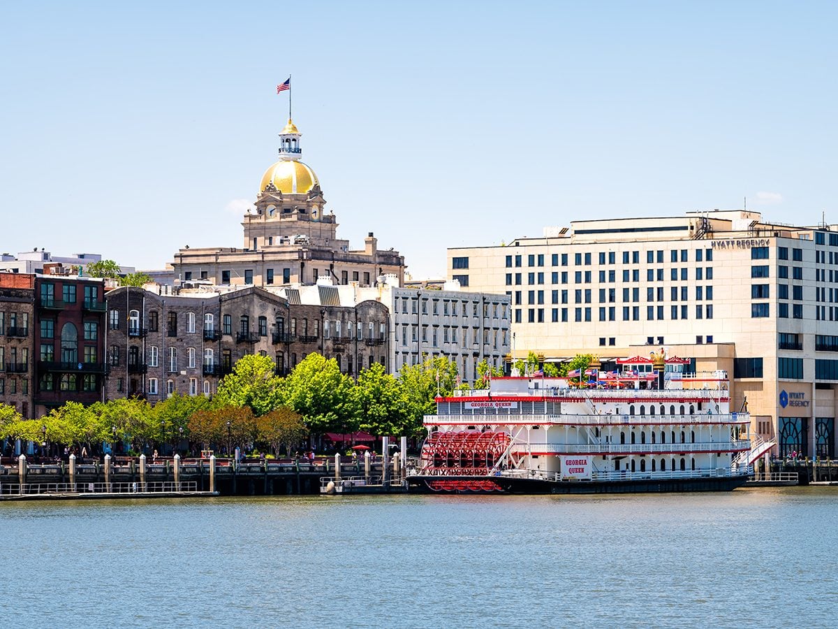 IMage of the Hyatt Regency Savannah hotel in Savannah, Ga.