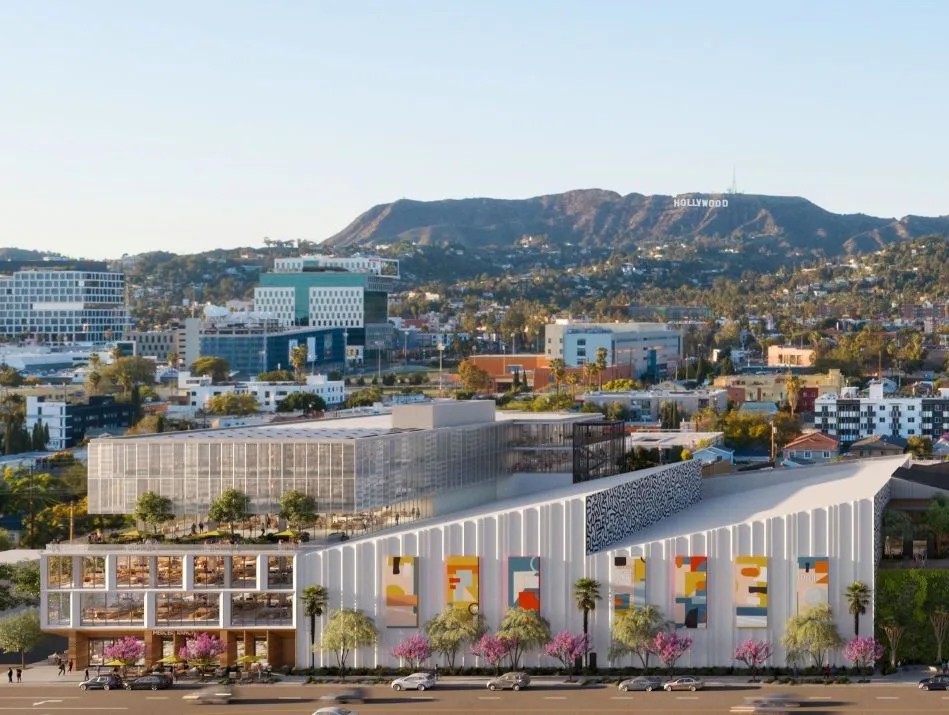 exterior rendering of a portion of Echelon Studios