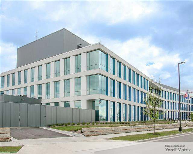 Exterior shot of Forensic Science and Protective Medicine Facility in Milwaukee.