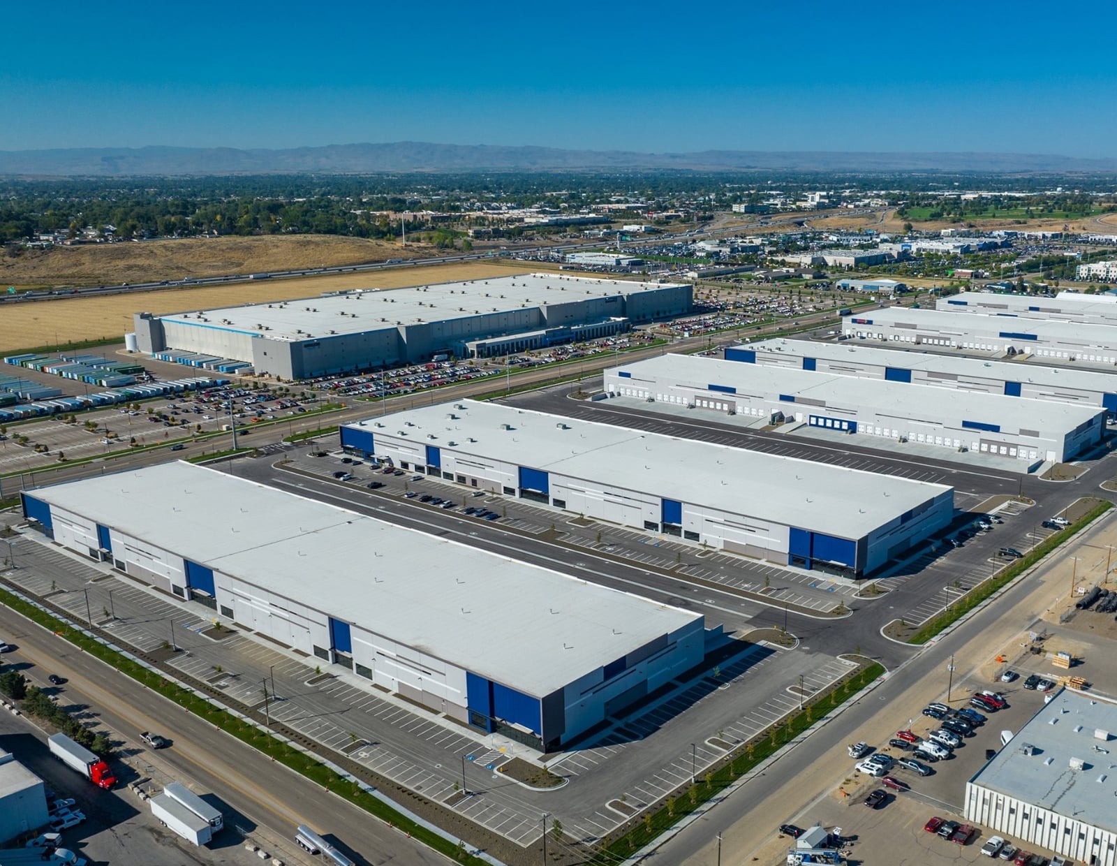 An aerial photo of Fuller84 Business Park