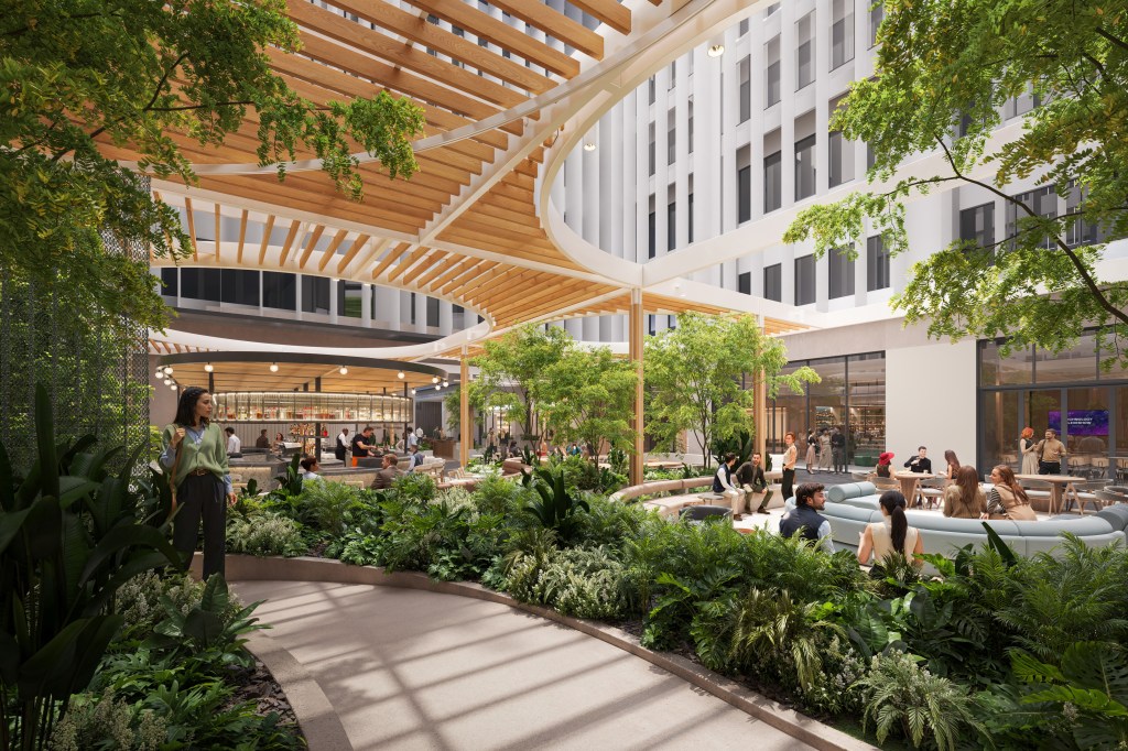 One Market Plaza’s atrium