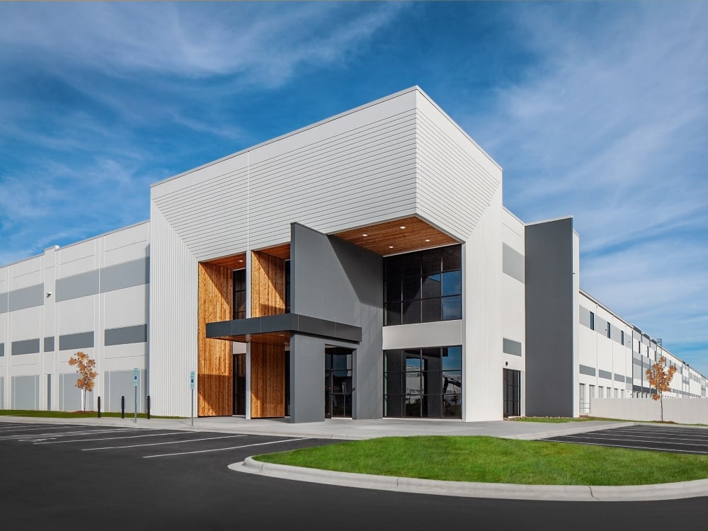 Exterior shot of Innovation Logistics Center Building 2, a facility in Salisbury, N.C.