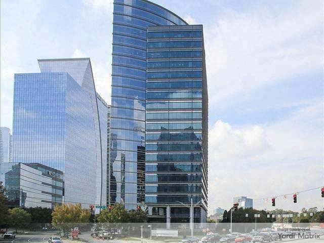 Image of One Alliance, a 20-story office building in Atlanta.