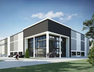 A rendering of Sequin Exchange Commerce Park,