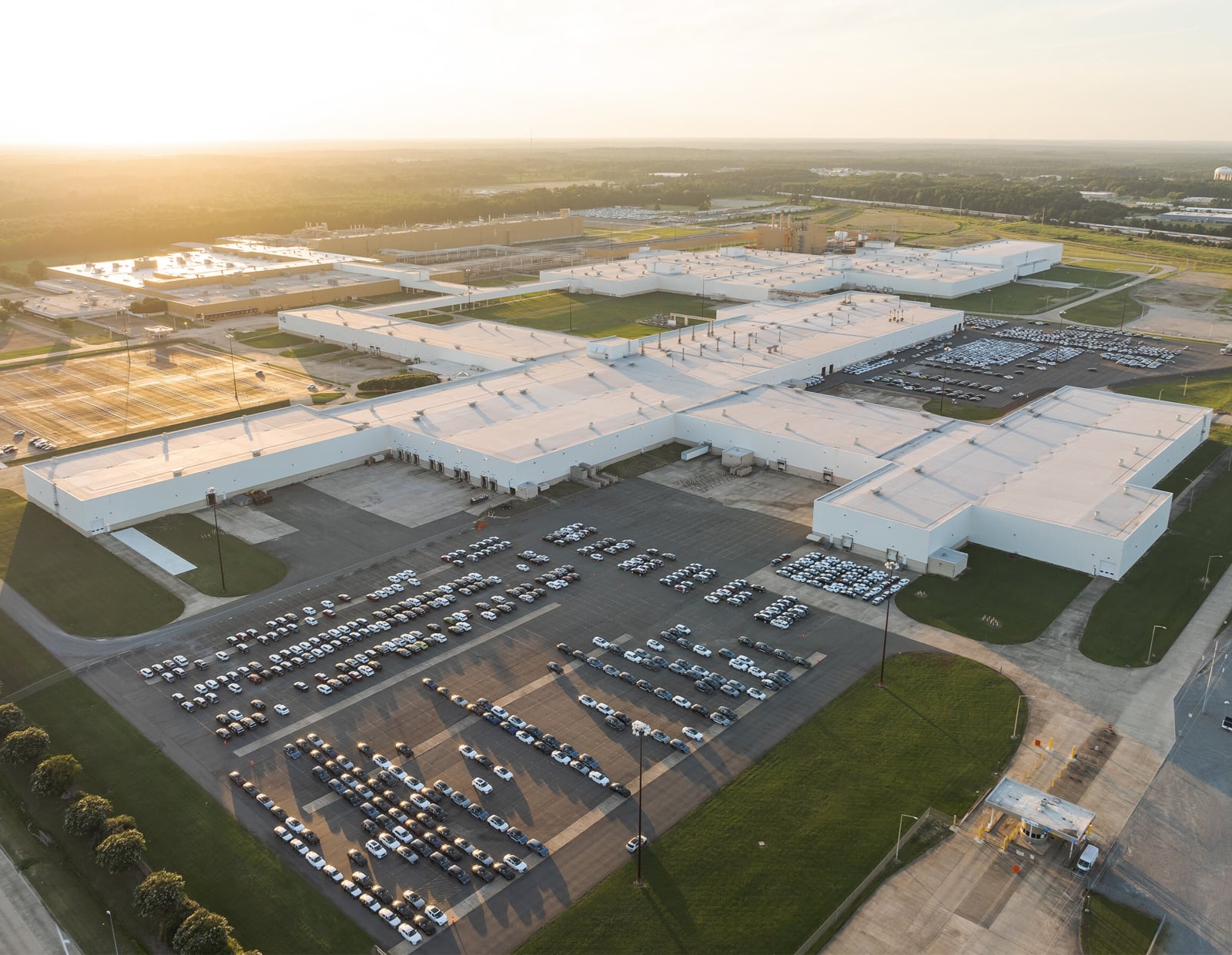 An aerial photo of the 530-acre Shreveport Business Park.