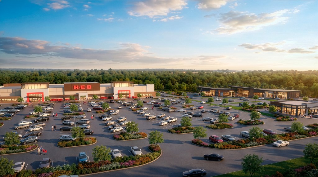 A rendering of Commerce District at Valley Ranch.