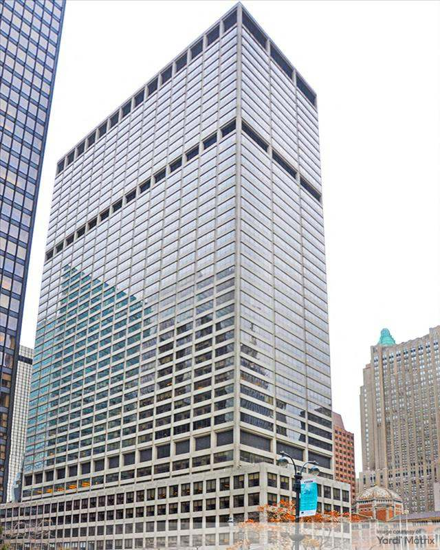 Exterior shot of 345 Park Ave., a 1.9 million-square-foot office building in Manhattan's Plaza District.