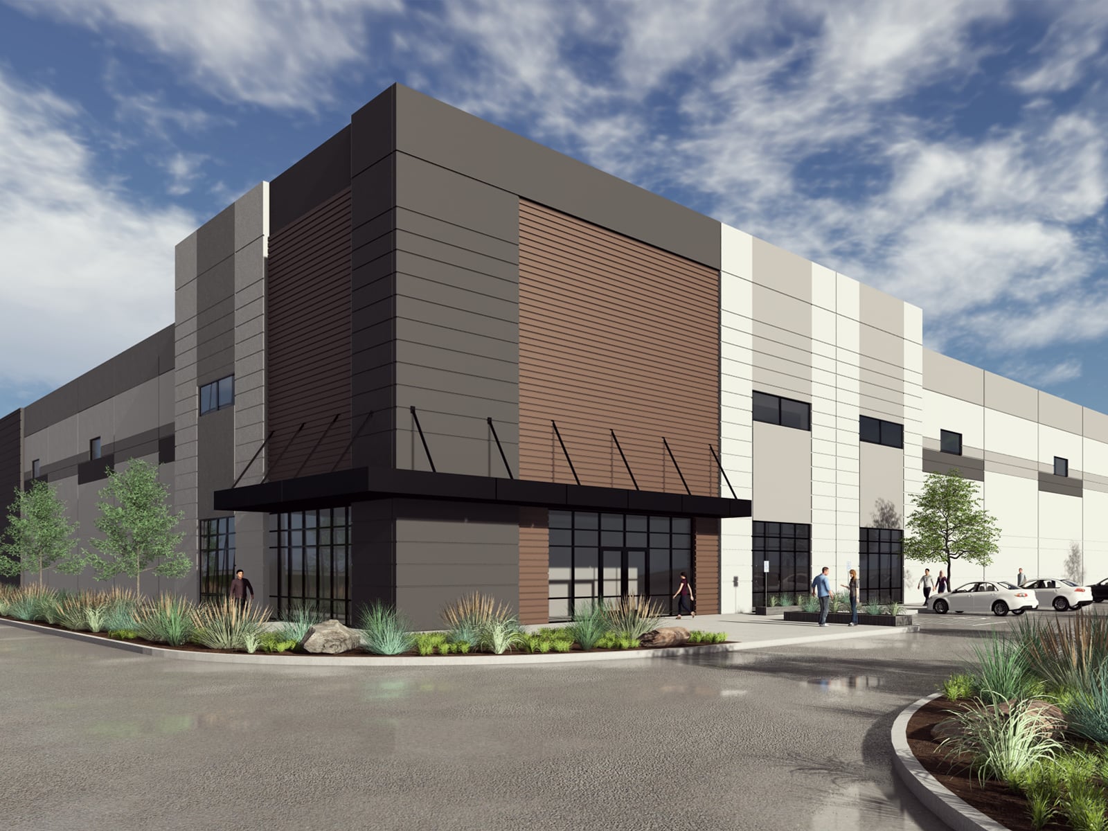 A rendering of 121 Commerce Park.
