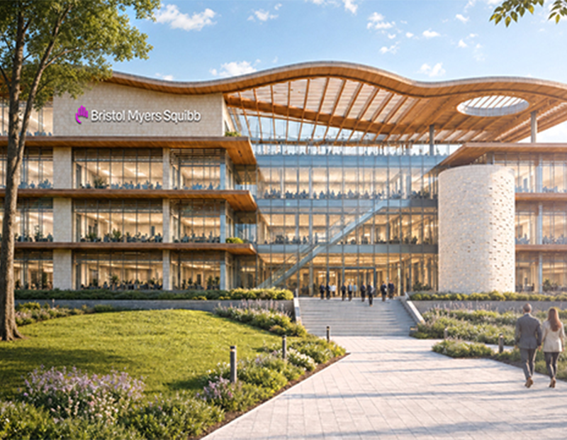 Rendering of 600,000-square-foot manufacturing facility in Houston