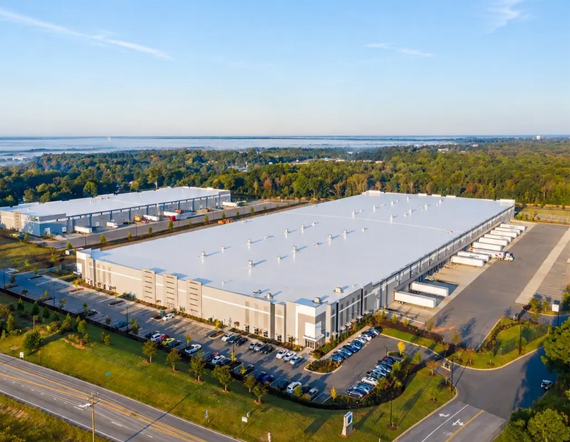 An aerial photo of an industrial facility included in the EQT sale.