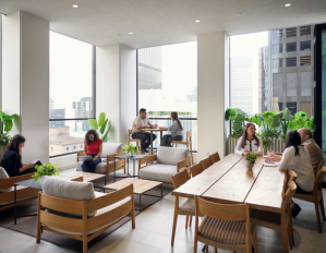 JLL office interior in Los Angeles