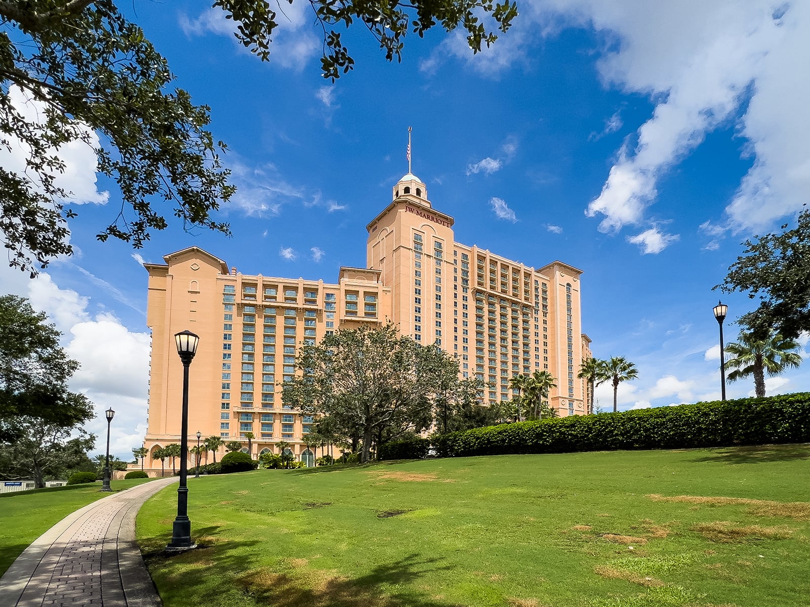 A photo of the JW Marriott at the Grande Lakes Orlando resort.