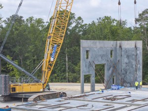 A photo of the construction site for RDU Business Park.