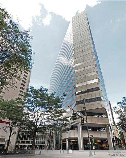 exterior shot of One Independence Center in Charlotte, N.C.