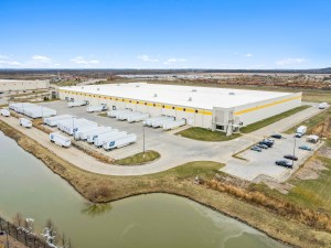 Exterior shot featuring one of the 20 warehouses that Almanac and SparrowHawk acquired from EQT.