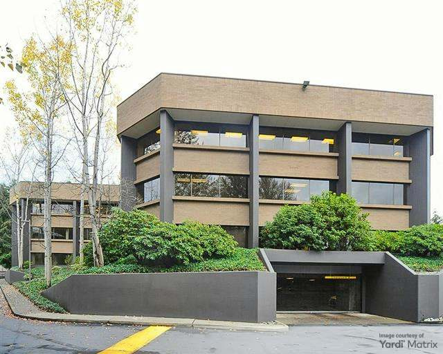 Exterior shot of the Timber Springs office campus in Bellevue, Va.