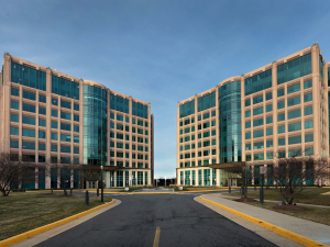 Exterior shot of Highline at Greenboro, an office campus in McLean, Va.