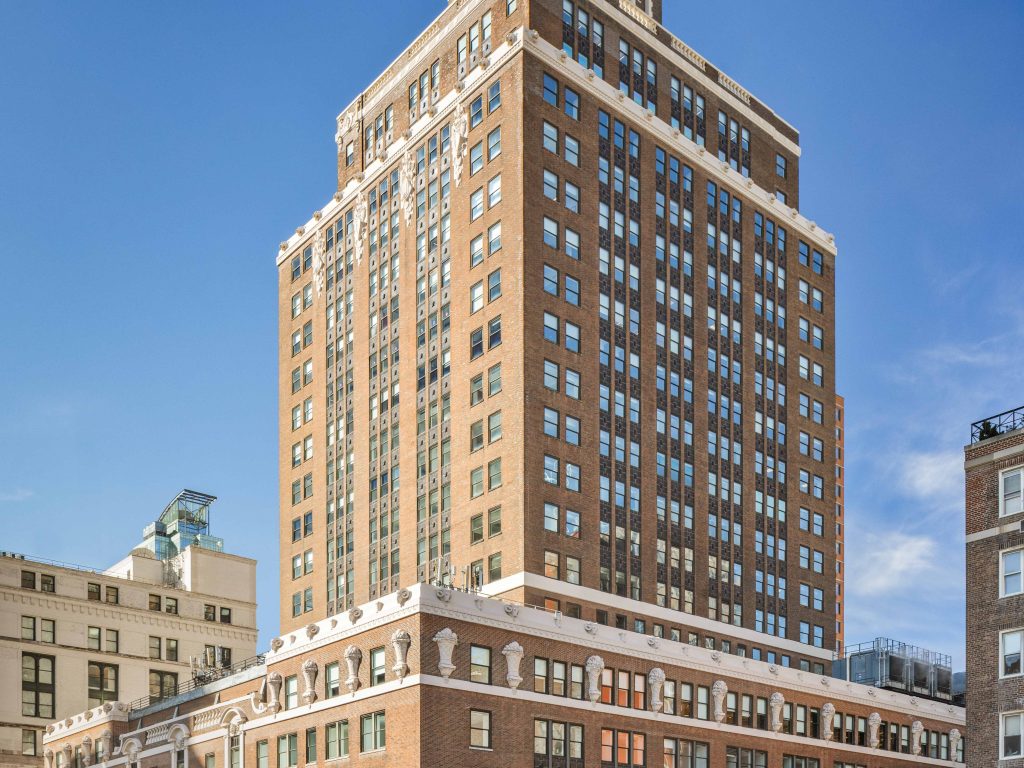 Exterior shot of 200 Madison Ave., a 750,000-square-foot office building in Manhattan's Grand Central District.