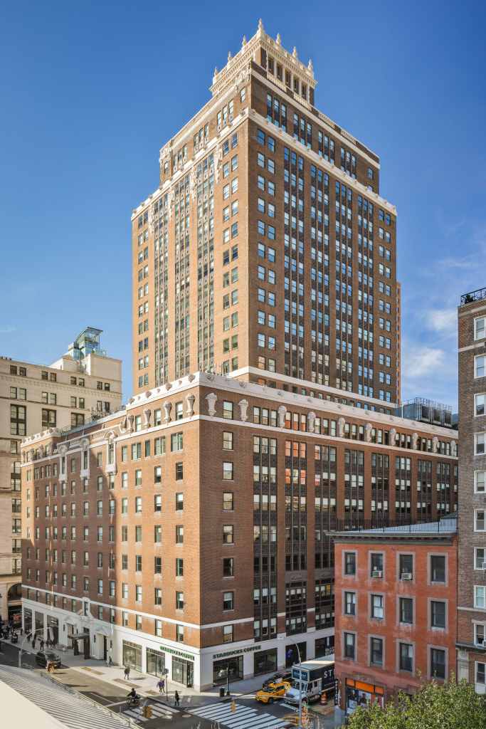 Exterior shot of 200 Madison Ave., a 750,000-square-foot office building in Manhattan's Grand Central District.
