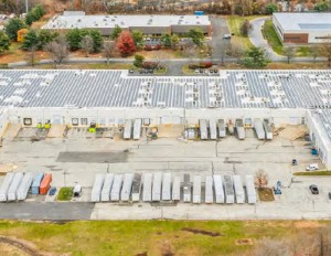 An aerial photo of 4 E. Stow Road., an industrial building in Marlton, N.J.