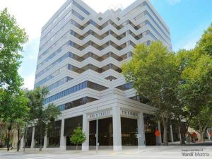 Outdoor shot of 770 L Street, a 170,267-square-foot office property in Sacramento, Calif.