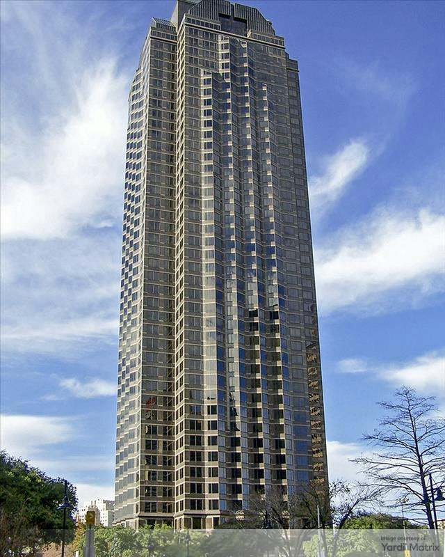 Exterior shot featuring Trammell Crow Center in downtown Dallas.