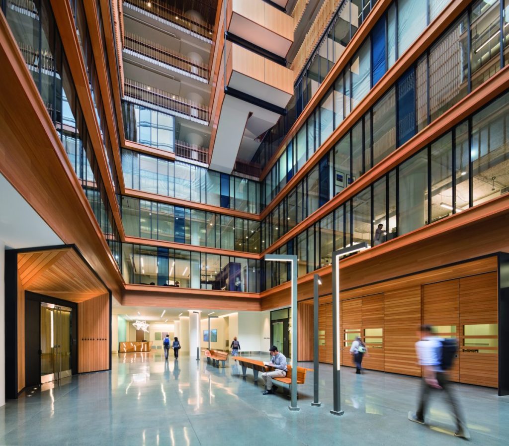 Interior shot of the Bay Area Metro Center