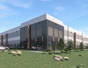 A rendering of Caldwell Commerce Center, a 233,335-square-foot industrial development in Charlotte, N.C.