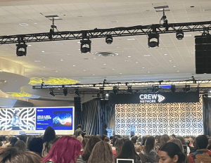 Rebecca Rockey at CREW Network Convention in Miami