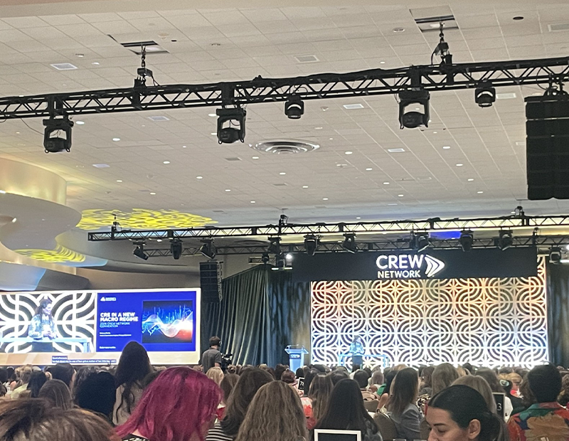 Rebecca Rockey at CREW Network Convention in Miami