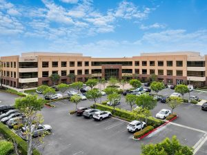 Outside shot of Fairway Center II, a 135,308-square-foot office building in Brea, Calif.