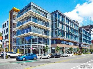 Outdoor shot of Fremont Office Building, a 123,33-square-foot office building in Seattle.