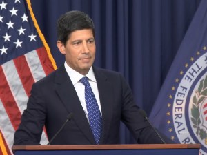 A photo of Federal Reserve Chair Kevin Warsh speaking at a Sept. 16 news conference.
