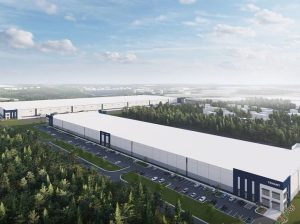 Rendering of the first phase of Mid85, an industrial park in Wellford, S.C.