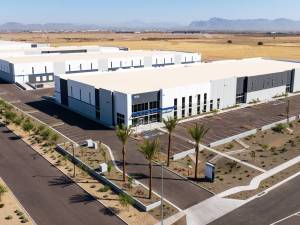 Exterior shot featuring the Palm Gateway Logistics Center in Mesa, Ariz.
