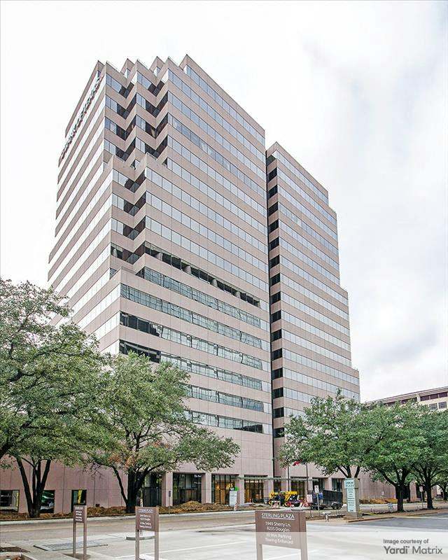 A photo of the Sherry Lande Place office tower in Dallas.