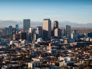 Aerial image of Denver.