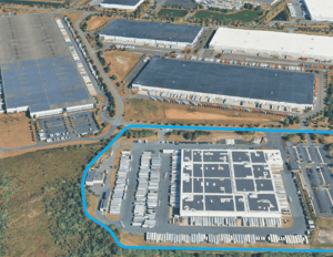 Aerial shot of 100 Middlesex Center for featured image