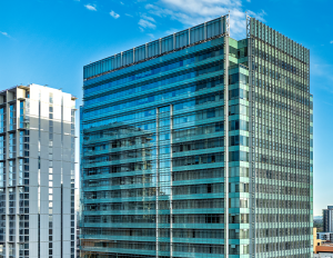 exterior of mixed-use tower in Phoenix