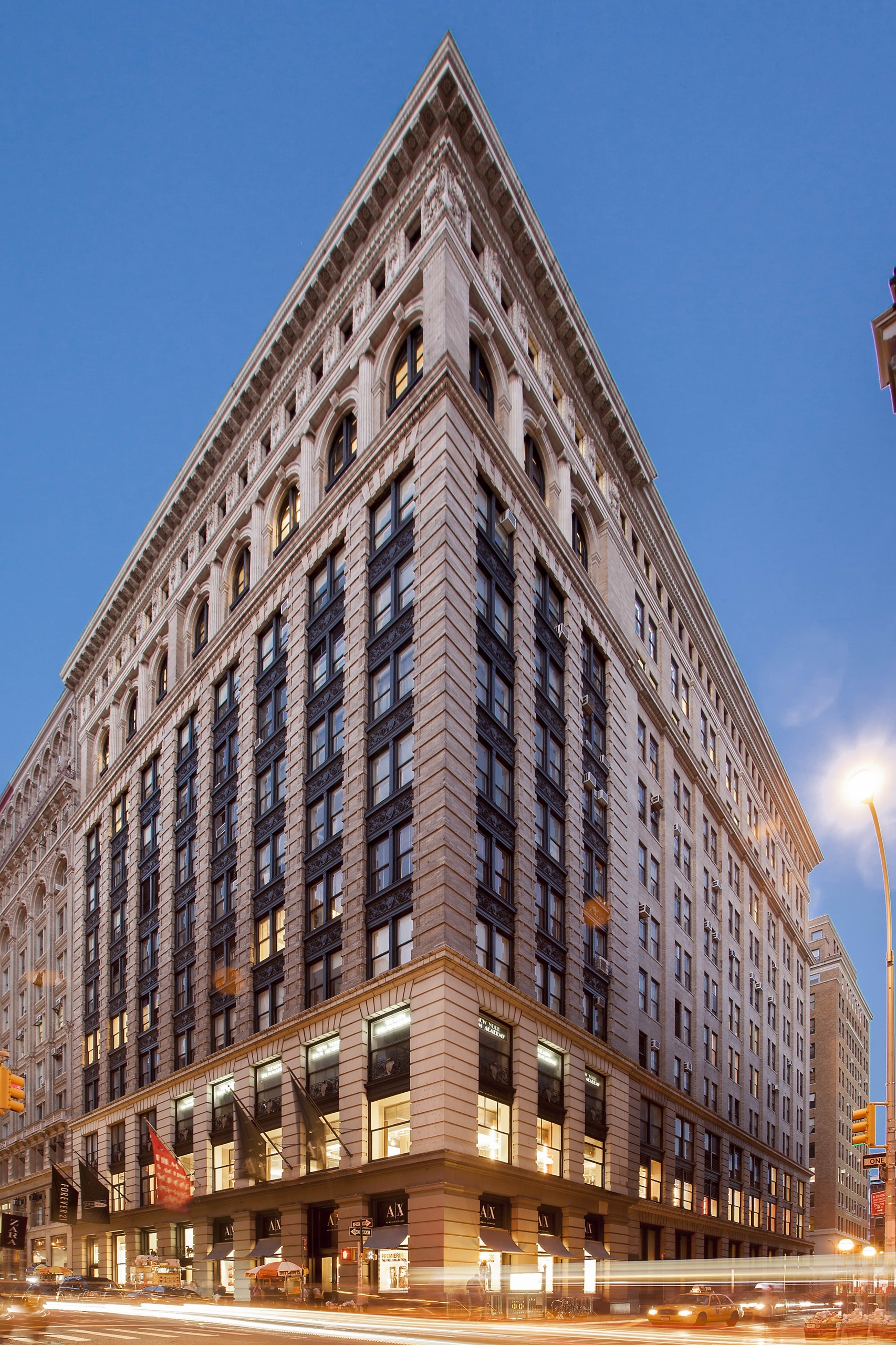 Exterior of the Prince Building in Manhattan