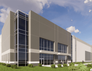 rendering of industrial building in Columbus