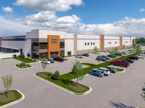 Rendering of Firetower 77, a logistics project underway in Rock, Hill, S.C.