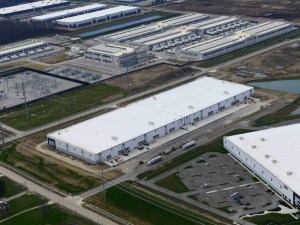 Exterior shot New Albany Tech Park 300, a facility in New Albany, Ohio.