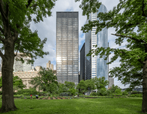 Exterior of Manhattan hihg-rise