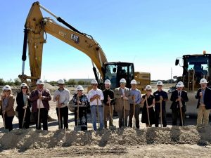 Image of Partners Development breaking ground on Seguin Commerce Park, an eight-building, 234,600-square-foot industrial campus in Seguin, Texas.